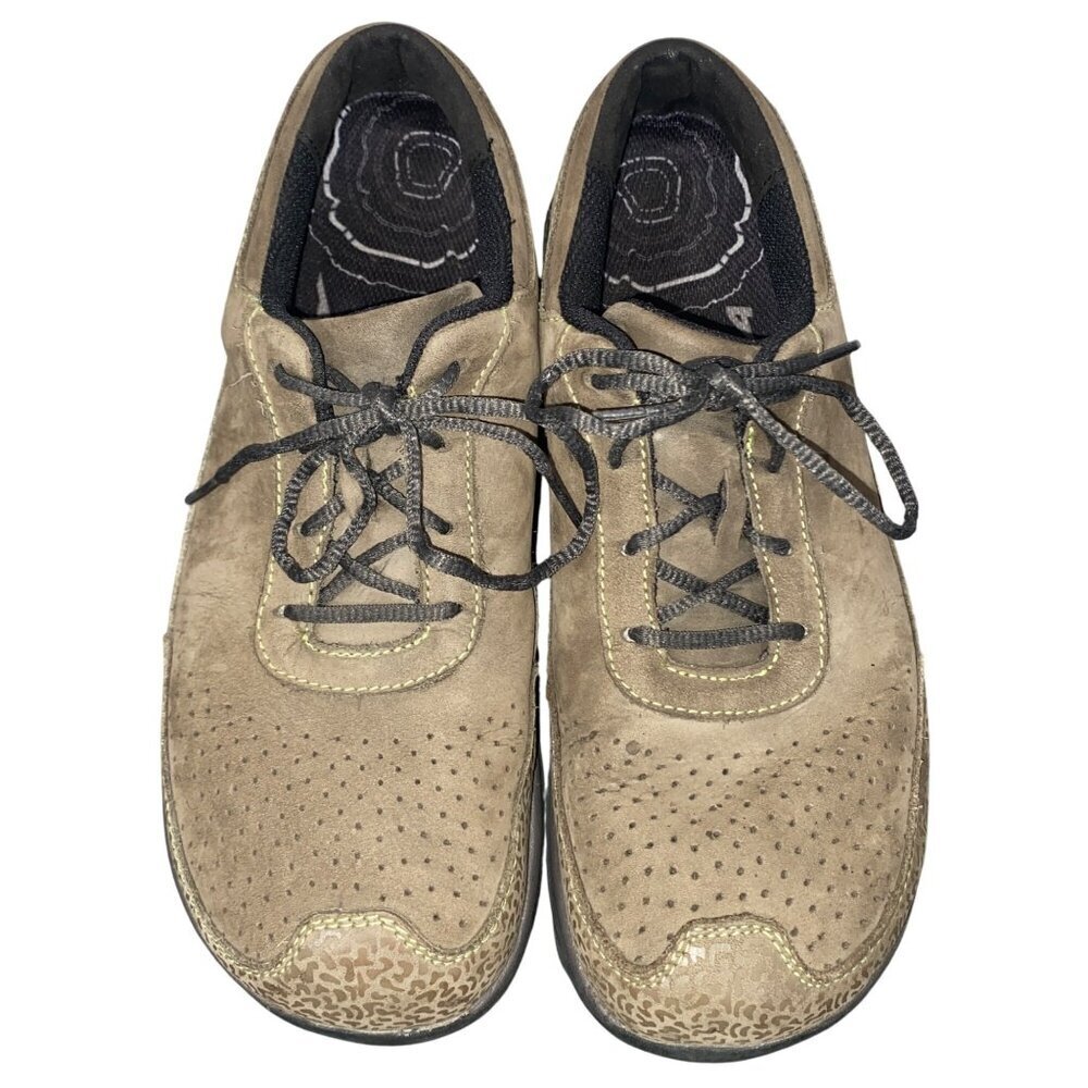 Altra Intuition Nubuck Olive Green Lace Up Sneakers Women's 9.5 walking shoe